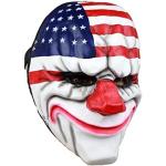 Bunte Clown-Masken & Harlekin-Masken für Herren Einheitsgröße 
