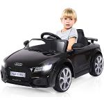 Schwarze Costway Audi Elektroautos für Kinder für Mädchen für 3 - 5 Jahre 