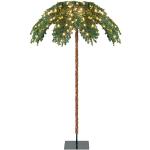 180 cm Costway LED-Weihnachtsbäume glänzend 4-teilig 