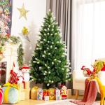 Grüne 180 cm Costway Künstliche Weihnachtsbäume klappbar 