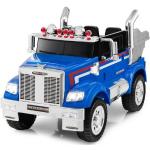 Blaue Costway Transformers Optimus Prime Bauernhof Kinder Traktoren für 3 - 5 Jahre 