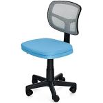 Reduzierte Blaue Costway Bürostühle & Schreibtischstühle höhenverstellbar 