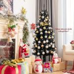 Reduzierte Schwarze Costway Runde Künstliche Weihnachtsbäume 