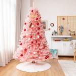 Reduzierte Pinke Costway Runde Künstliche Weihnachtsbäume 