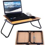 Beige Costway Laptoptische & Notebooktische klappbar Breite 0-50cm, Höhe 0-50cm, Tiefe 0-50cm 