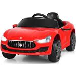 Rote Costway Maserati Elektroautos für Kinder aus Stahl für 3 - 5 Jahre 