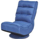 Blaue Costway Relaxsessel aus Stoff gepolstert Breite 50-100cm, Höhe 50-100cm, Tiefe 0-50cm 