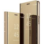 Samsung Galaxy A80 Hüllen Art: Flip Cases mit Bildern aus PU mit Spiegel 