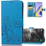Blaue Samsung Galaxy A01 Cases Art: Gürteltaschen mit Bildern aus Leder stoßfest 