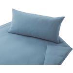 Grüne Unifarbene Cotonea Bio Nachhaltige Bettwäsche Sets & Bettwäsche Garnituren aus Jersey 155x220 