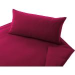 Rote Unifarbene Bio Bettwäsche Sets & Bettwäsche Garnituren aus Jersey 135x200 