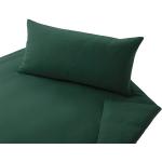Smaragdgrüne Unifarbene Bio Bettwäsche Sets & Bettwäsche Garnituren aus Jersey 135x200 