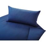 Cobaltblaue Bio Bettwäsche Sets & Bettwäsche Garnituren aus Baumwolle 220x200 