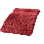 Rote Cotonea Bio Nachhaltige Waschhandschuhe aus Frottee 15x20 