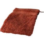 Rote Cotonea Bio Nachhaltige Waschhandschuhe aus Frottee 15x20 