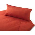 Orange Gestreifte Moderne Cotonea Bio Nachhaltige Bettwäsche Sets & Bettwäsche Garnituren aus Baumwolle 135x200 