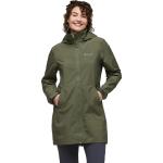 Reduzierte Wasserdichte Cotopaxi Maxi Trenchcoats lang mit Reißverschluss aus Polyester mit Kapuze für Damen Größe L 