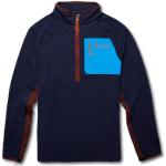 Blaue Maritime Cotopaxi Herrenfleecepullover & Herrenfleeceshirts aus Fleece Übergrößen 
