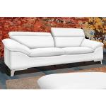 Reduzierte Weiße COTTA Zweisitzer-Sofas aus Holz Breite 200-250cm, Höhe 50-100cm, Tiefe 100-150cm 2 Personen 