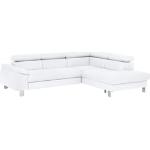 Reduzierte Weiße COTTA Schlafsofas mit Bettkasten aus Kunstleder Breite 200-250cm, Höhe 50-100cm, Tiefe 50-100cm 