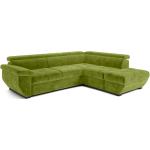 Grüne COTTA L-förmige Polstermöbel aus Stoff mit Armlehne 2 Personen 