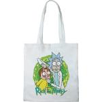 cotton division BWRIMODBB003 Tote Bag Rick and MorTY Peace Among World, 38 x 40 cm, Weiß