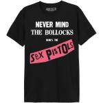 Schwarze Cotton Division Sex Pistols T-Shirts für Herren Größe M 