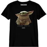Reduzierte Schwarze Cotton Division Star Wars Yoda Baby Yoda / The Child Kindershirts aus Baumwolle maschinenwaschbar für Jungen 