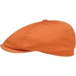 Orange Stetson Herrenschiebermützen & Herrenflatcaps aus Baumwolle Größe L für den für den Sommer 