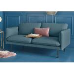 Reduzierte Blaue Moderne Zweisitzer-Sofas Breite 150-200cm, Höhe 50-100cm, Tiefe 50-100cm 2 Personen 