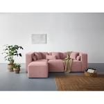 3-Sitzer ANDAS "Sundstrup" Sofas rosa Modulserie, individuelle Zusammenstellung