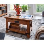 Hellbraune Main Möbel Beistelltische & Ablagetische lackiert aus Massivholz Breite 100-150cm, Höhe 0-50cm, Tiefe 50-100cm 