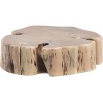 Braune Naturoo Massivholz-Couchtische aus Massivholz Breite 50-100cm, Höhe 0-50cm, Tiefe 50-100cm 