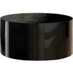 Schwarze Moderne SalesFever Kubus Runde Beistelltische Rund 30 cm lackiert aus MDF Breite 0-50cm, Höhe 0-50cm, Tiefe 0-50cm 