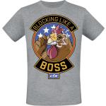 Counter-Strike - Gaming T-Shirt - 2 - Blocking Like A Boss - S bis XXL - für Männer - Größe XL - grau meliert - EMP exklusives Merchandise