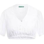 Reduzierte Weiße Country Line Transparente Blusen & durchsichtige Blusen durchsichtig aus Spitze für Damen Größe XS 