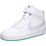 Weiße Nike Court Borough Football Schuhe aus Leder für Kinder Größe 39 