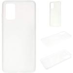 Weiße Samsung Galaxy S10 lite Cases Art: Soft Cases Matt mit Knopf aus Silikon 