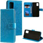 Blaue Samsung Galaxy Note20 Cases Art: Flip Cases mit Mandala-Motiv mit Bildern aus Silikon stoßfest 