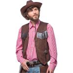Silberne Buttinette Cowboy-Kostüme aus Kunstleder für Herren Größe L 