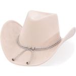 Silberne Buttinette Cowboyhüte 57 für Herren Größe XL 