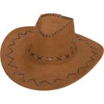 Braune Buttinette Cowboyhüte 59 für Herren Größe XL 
