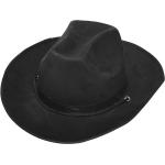 Schwarze Buttinette Cowboyhüte 60 für Herren Größe XXL 