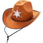 Silberne Buttinette Cowboyhüte aus Filz 55 für Kinder 