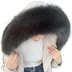 Kapuzenmäntel aus Kunstfell mit Pelzkragen für Damen für den für den Winter 