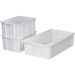 Weiße Rechteckige Boxen & Aufbewahrungsboxen aus Kunststoff 