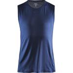 Blaue Craft T-Shirts mit Reißverschluss für Herren Größe XL für den für den Sommer 
