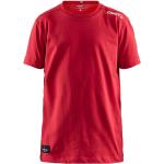 Rote Kurzärmelige Craft Kinder T-Shirts Größe 122 