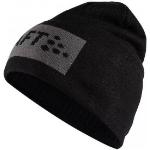 Craft Core Suare Logo Knit Hat - black