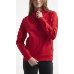 Rote Craft Damenhoodies & Damenkapuzenpullover mit Reißverschluss Größe XS für den für den Herbst 